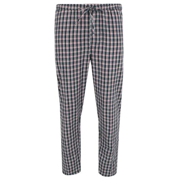 Ten West Apparel Men's Henley Short Sleeve and Plaid Pajama Pant Set - Picture 2 of 3